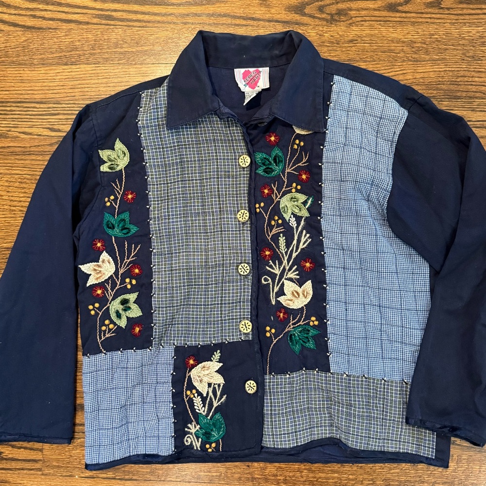 KEREN Hart Navy Cotton jacket